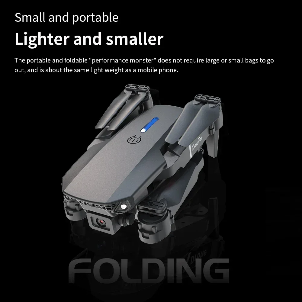 Drone Mini Lipat E88 dengan Ka - Eachine Drone E58 ulasan dan harga