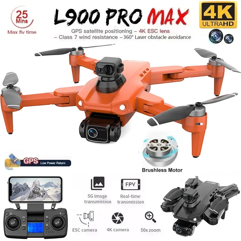 L900 Pro MAX Drone GPS, mainan - Drone Battery Case ulasan dan harga
