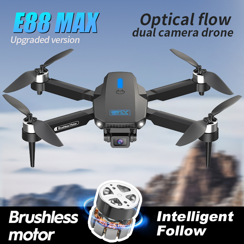 E88 MAX Pro Drone dengan kamer - Eachine Drone E58 ulasan dan harga