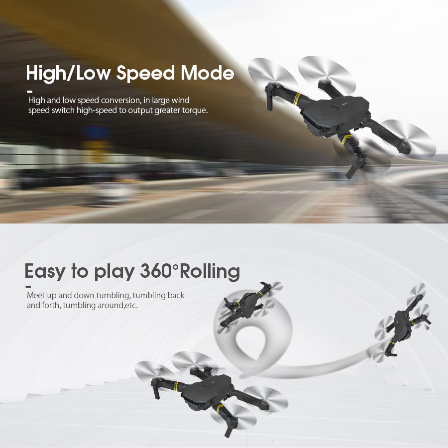 E88/E58 Drone kamera ganda HD  - Eachine Drone E58 ulasan dan harga
